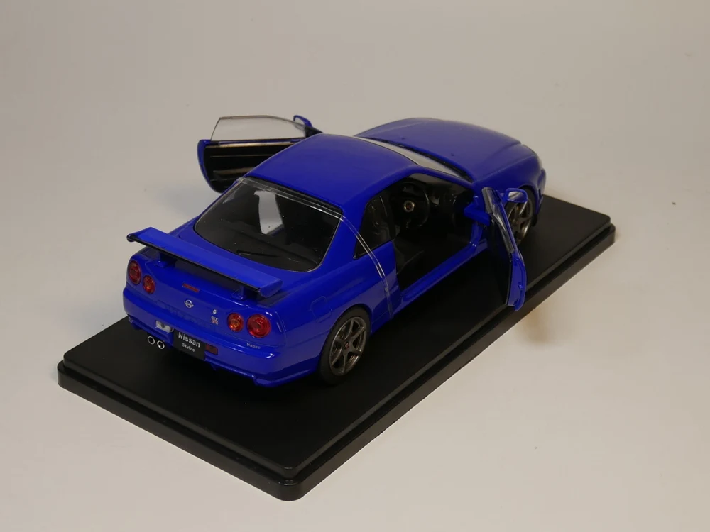 Hachette 1:24 Nissan Skyline GT-R(BNR34) 1999 японская коллекция автомобилей литой модельный автомобиль