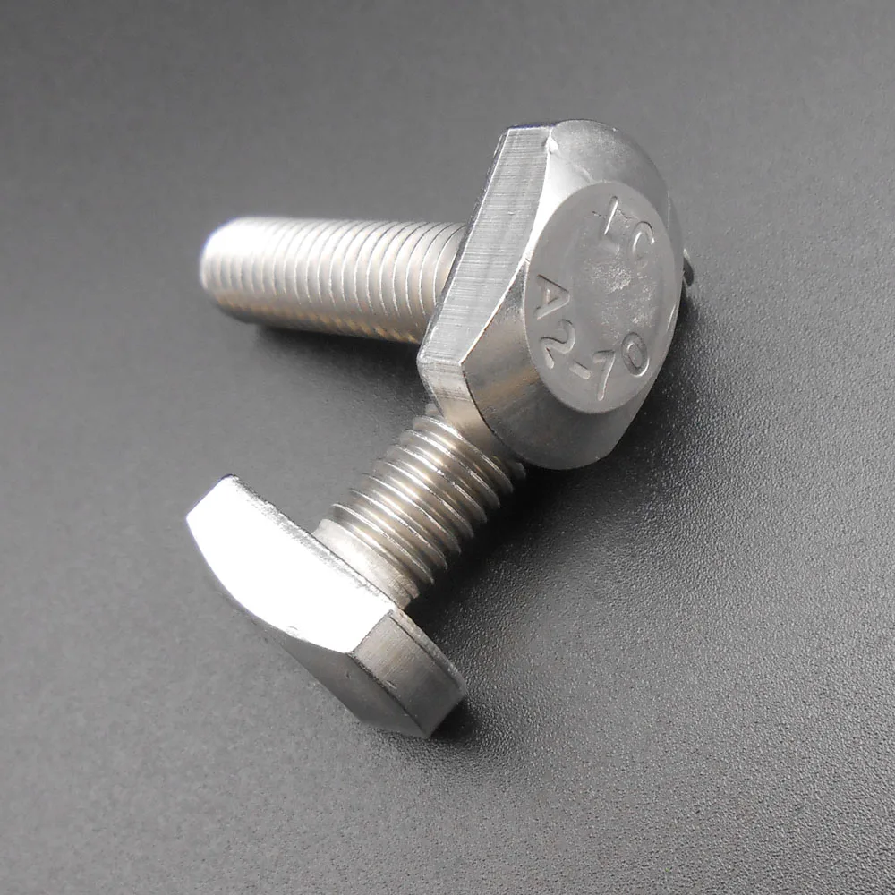 2pcs Tbolt 304 Stainless Steel T Bolts Tslot T Head Bolt Hammer Clamp
