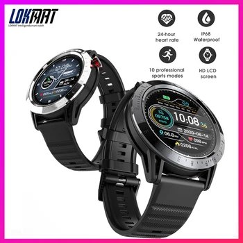 

Lokmat Full Touch Screen Sport Smart Watch Heart Rate Meter Pedometer Blood Pressure Sports Watch Waterproof Suitable For Adults