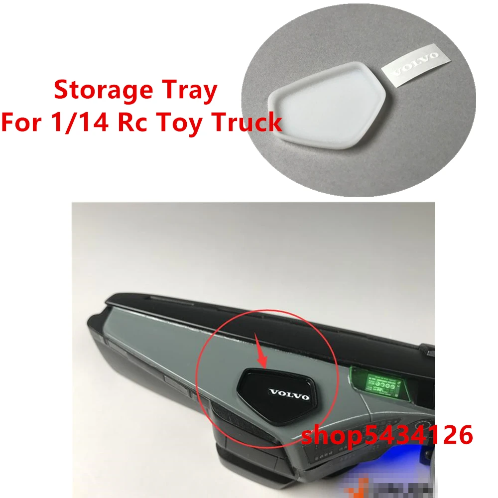 

Plastic Unpainted Mini Storage Tray For 1/14 Rc Tractor Trailer Tamiya Volvo 750 Truck FH16 56360 Actros Decoration Parts
