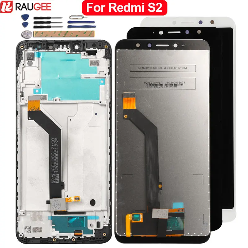 Skup Dla Xiaomi Redmi S2 wyświetlacz LCD + ekran dotykowy 100% nowy zamiennik digitizera montaż szklany Panel LCD dla Xiaomi Redmi S2 + narzędzia