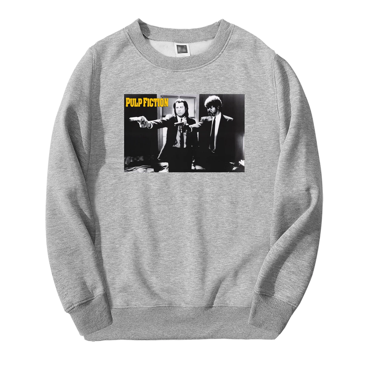 Мужская толстовка с принтом Pulp fiction, новинка, стильные модные толстовки, Повседневная Толстовка с капюшоном, высококачественный спортивный костюм для фитнеса, уличная одежда - Цвет: Gray 6