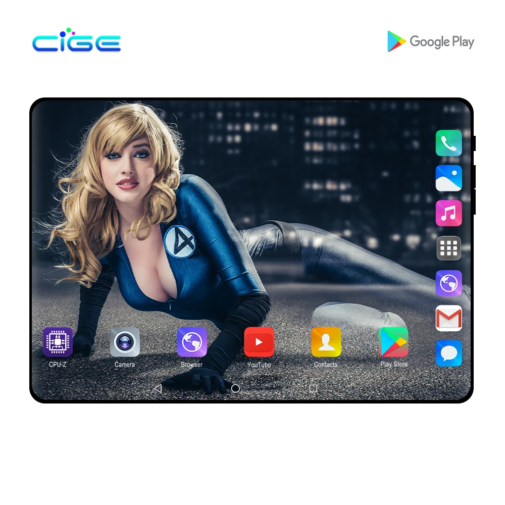 Металлический корпус 10 дюймов Восьмиядерный планшет 3g 4G FDD LTE 6 ГБ ОЗУ 128 Гб ПЗУ 1280x800 Google Android 9,0 OS gps 10,1 планшеты для детей