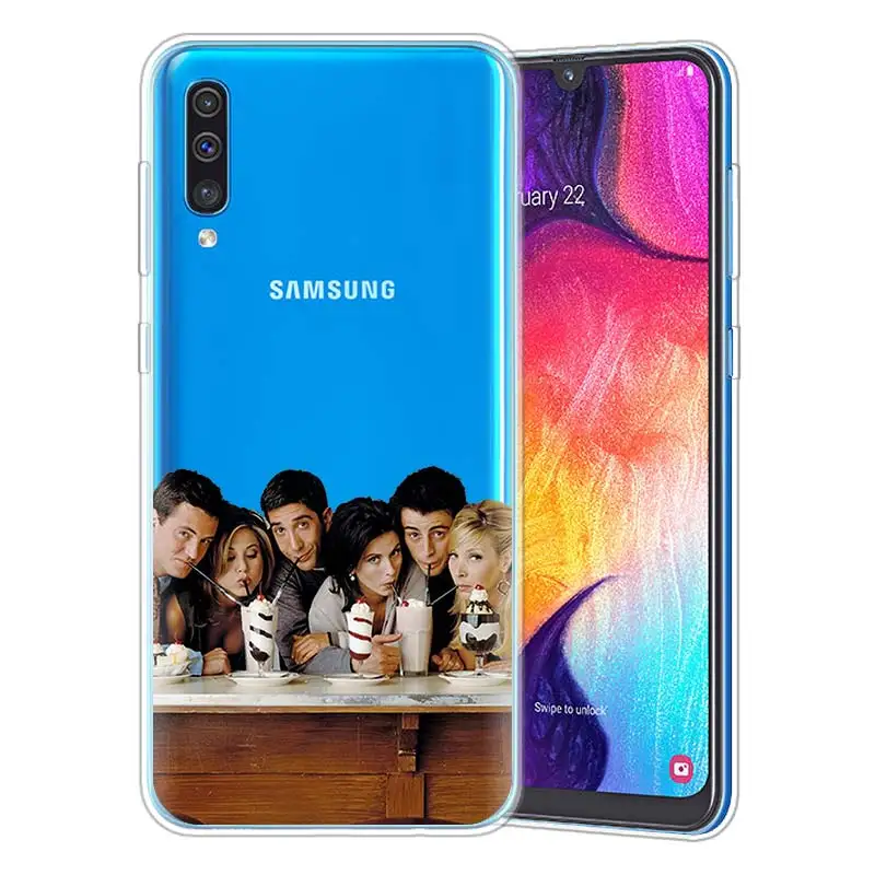Друзей вместе популярный чехол для samsung Galaxy A50 A20 e A70 A80 A60 A40 A30 A10 s A9 A7 A8 A6 плюс силиконовый мешок чехол для телефона