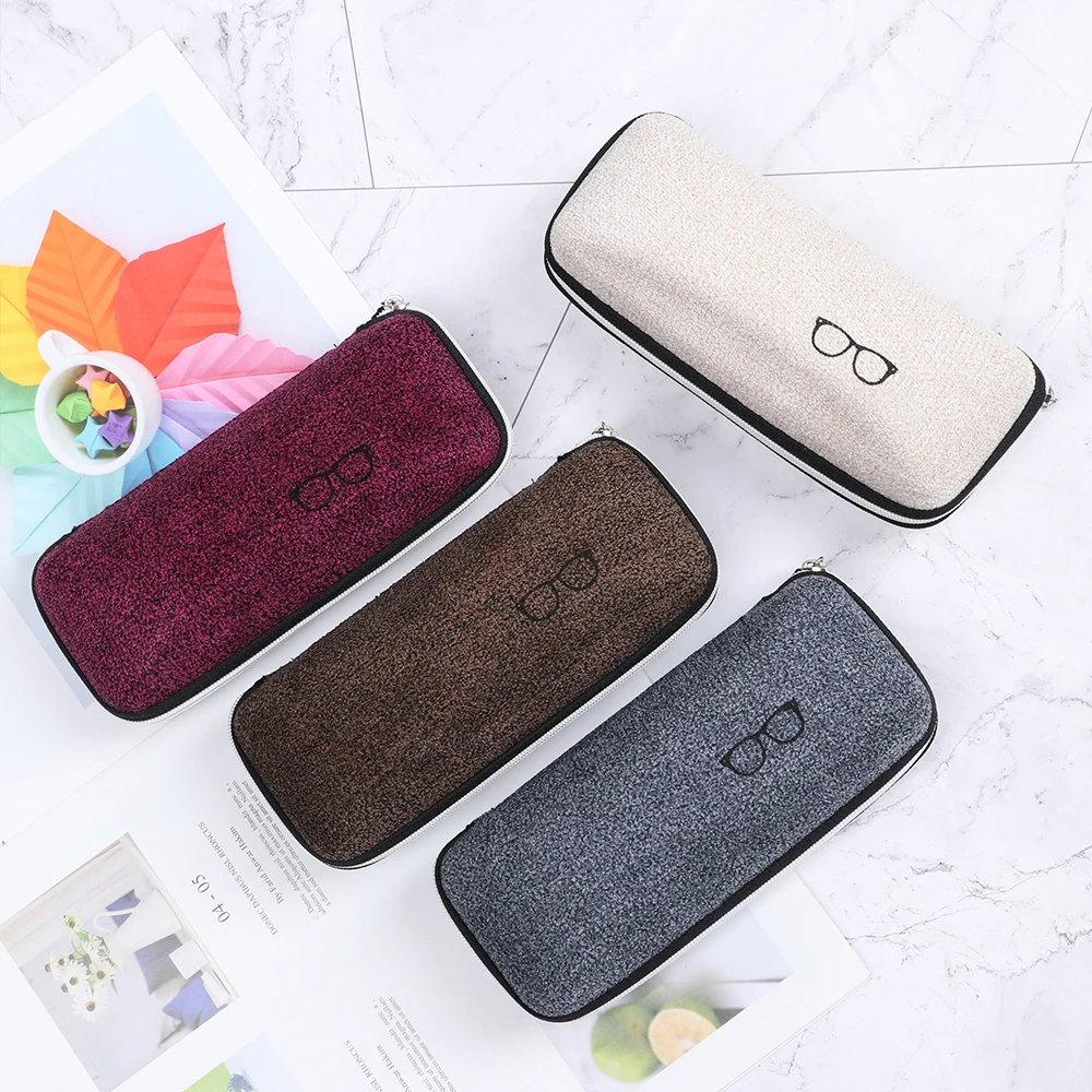 

1Pcs EVA Eyewear Cases Cover Sunglasses Case For Women Fashion Glasses Box With Lanyard Zipper Eyeglass Cases For Men Women Gift