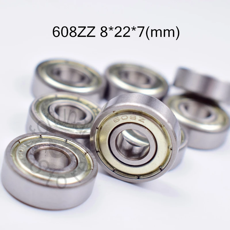 608ZZ 8*22*7 (мм) 10 штук Бесплатная доставка ABEC 5 подшипники металлическим герметичным