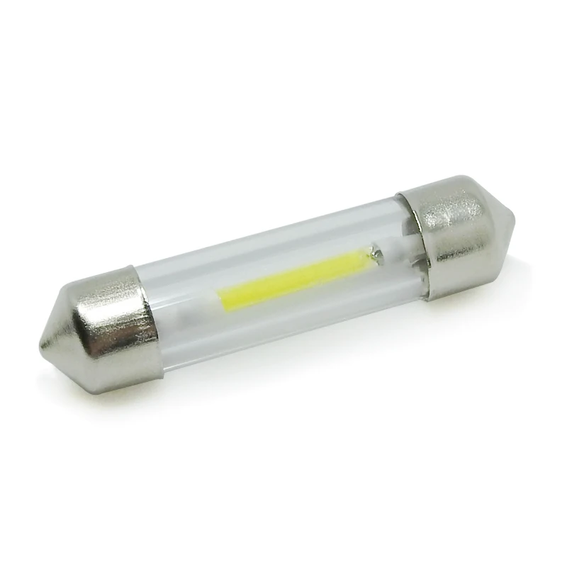 Nanoshine Led C5W 31 мм 36 мм 39 мм 41 мм cob стеклянный автомобильный интерьерный светильник автомобильный фестонный светильник автомобильный купол лампа для чтения двери 12 В DC белый