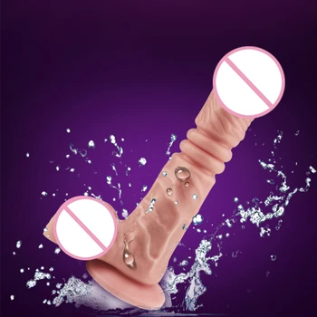 VETIRY Telescopic Vibrator Dildo Remote Control Sex Toys for Women Realistic Dildo Penis Female Masturbator Vagina Massage 6