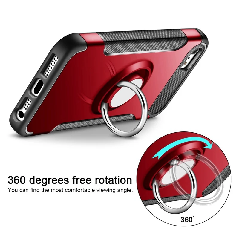 Чехол с поворотом на 360 градусов для iPhone 11 Pro Max SE 5 5S 6 6S 7 8 Plus X XS Max XR, автомобильный держатель, Магнитный чехол с присоской