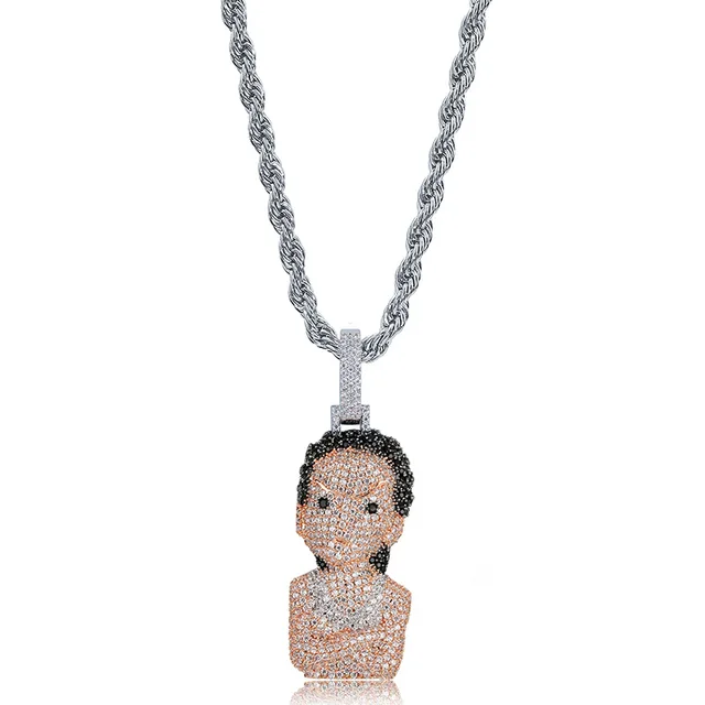 Hip Hop Micro Pave AAA+ Cubic Zirconia 