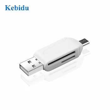 

KEBIDU Micro USB TF/SD Card Reader Micro USB OTG Adapter Universal for Phone Extension Headers Micro USB OTG Adapter