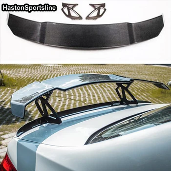 شراء A3 A4 A5 A6 A7 A8 Vorsteiner نمط ألياف الكربون سيارة التصميم الخلفي الجذع الشفاه المفسد الجناح لأودي أي سيدان