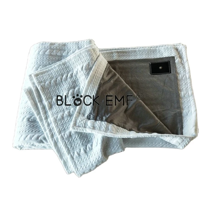 BLOCK EMF earthing blanket Anti-Radiation blanket 100% Silver Fiber and  cotton blanket - AliExpress