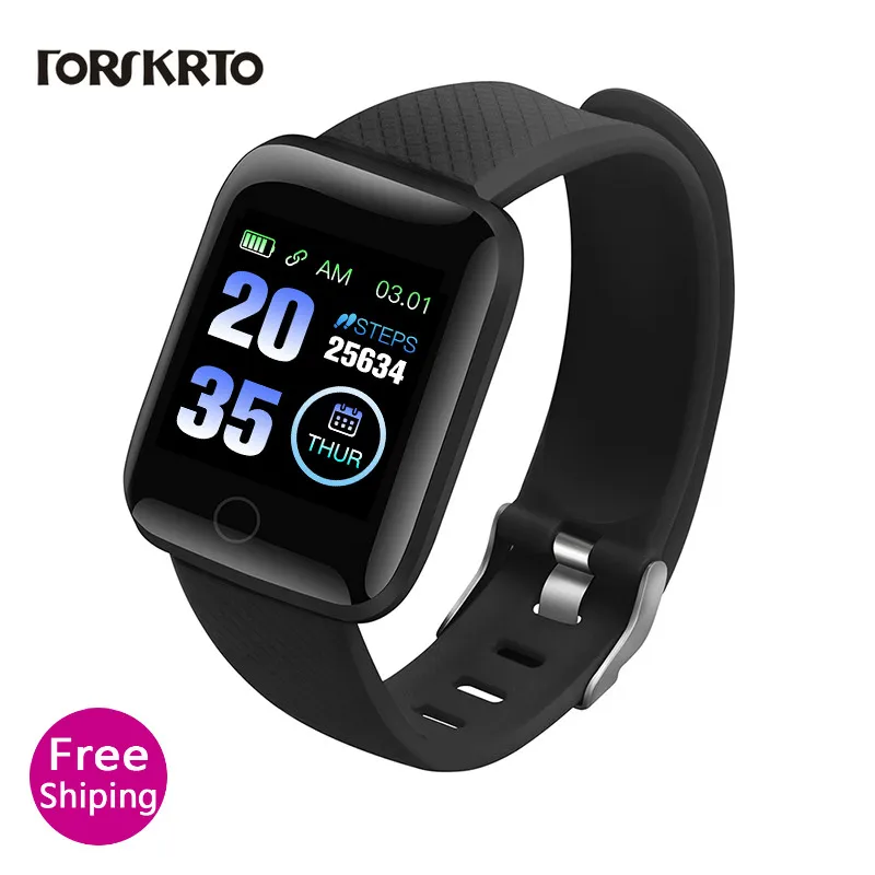 Forskrto D13 умные часы HeartRate с кровяным давлением смарт-браслет спортивные на Android |