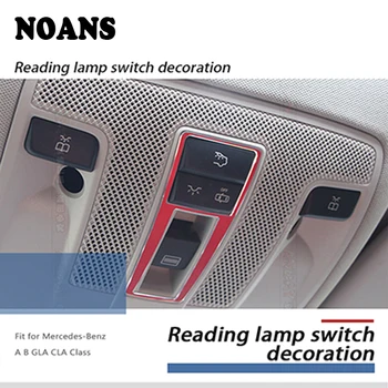 

NOANS Car Stickers For Mercedes Benz A B GLA CLA Class W176 W246 C117 W117 X156 Reading Light Frame Covers AMG Accessories