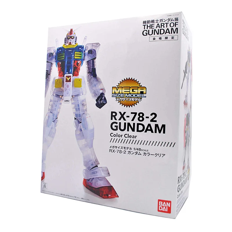 Bandai Gundam Mega Size 1 48 Rx 78 2 Gundam Color Clear Gundam Model Kids Assembled Robot Anime Action Figure Toys Aliexpress Toys Hobbies