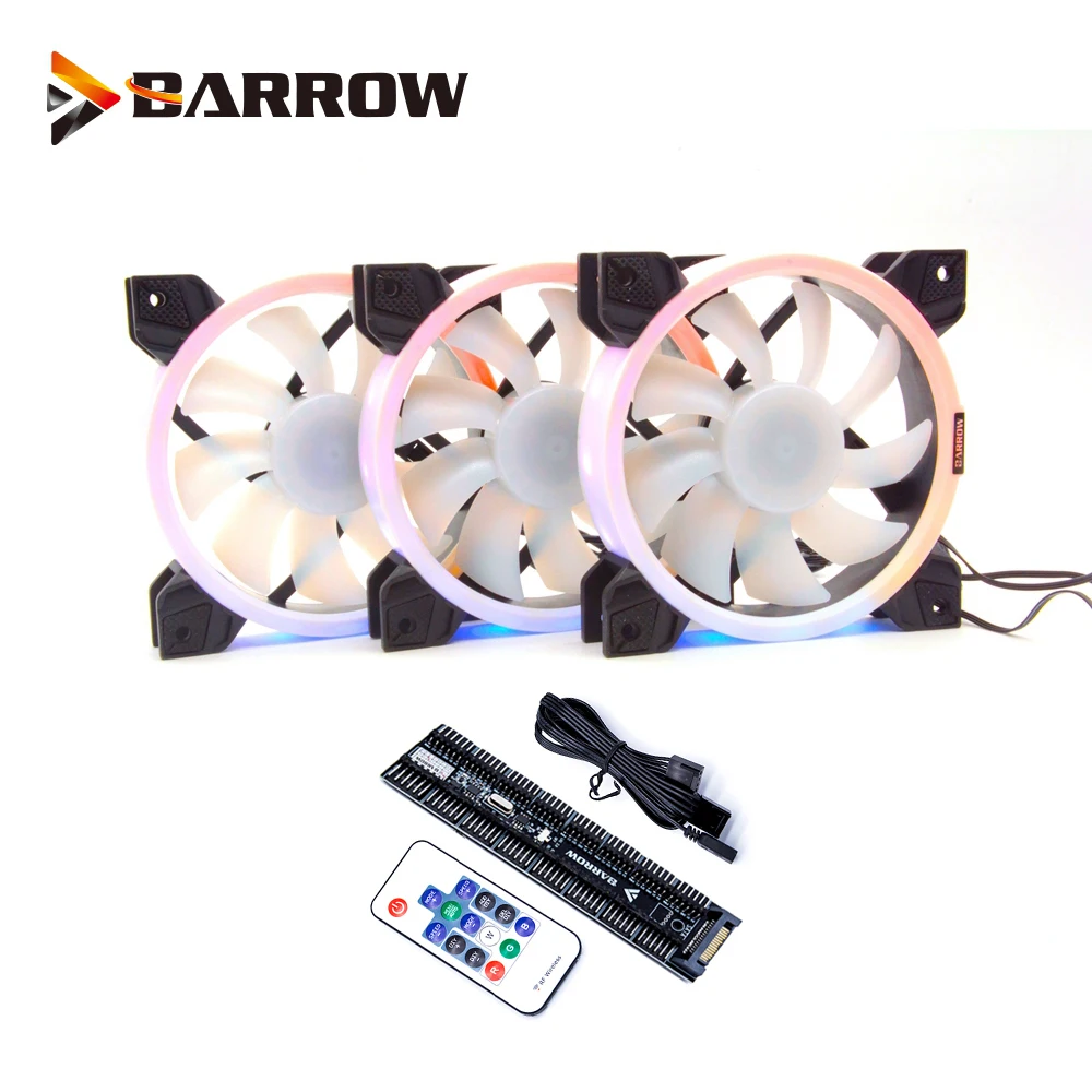 Вентилятор Barrow PWM размер вентилятора 120*120 мм используется для радиатора чехол