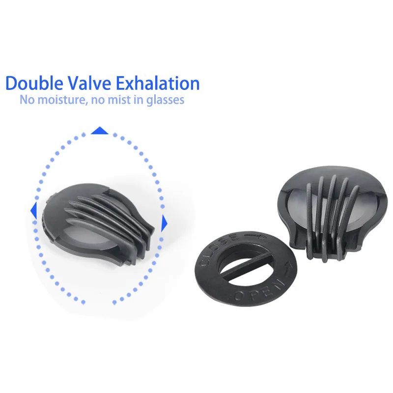 XINTOWN Bike Riding Face Mask Valves Activated Carbon Filter Windproof Personality Outdoor Sports Masks Accessories Cycling
