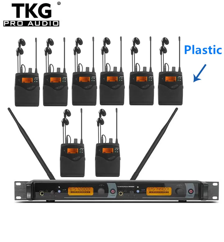 TKG 모노 무선 인이어 모니터, 8 수신기, Iem 인이어 모니터, 무선 시스템, 전문 무대 공연, 2050EX