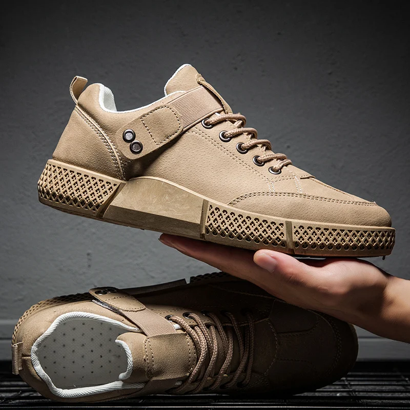 

2019Casual Breathable Shoes Men Ayakkabi Trainers Leather Lace-up Sneakers Tenis Masculino Designer Grey Shoes Men High Quality