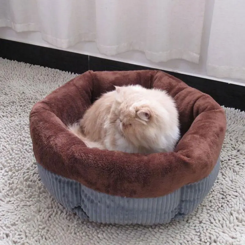 Pet Bed for Cats and Small Dogs Cat Bed Round Shape Dog Beds