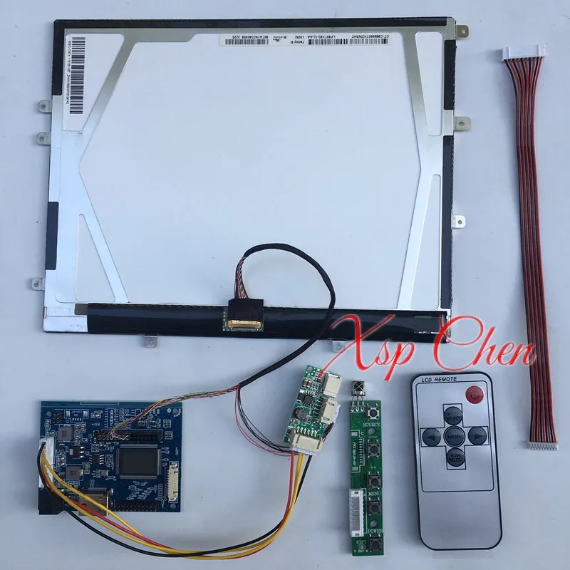 Vga Hdmi Controlador Placa de Motorista Kit Exibição para Ipad 1024x768 9.7 Lp097x02 Slq1 Slqe Sln1 Slp1 Tela Lcd - Imagem 6