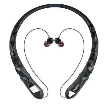 

Bluetooth Headphones Wireless Headphones Neckband Retractable Earbuds Noise Cancelling Stereo Headset Sport Earphones with Mic