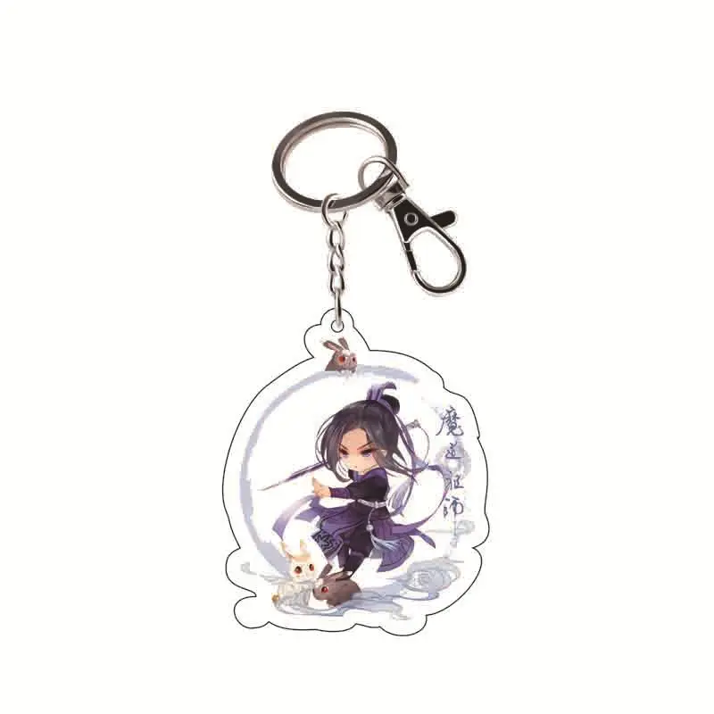 Mo Dao Zu Shi акриловый брелок милый мультфильм Wei Wuxian Lan Wangji двухсторонний брелок косплей кулон Чэнь Цин Лин брелок