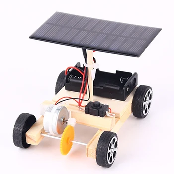

1 Set Mini Solar Powered Toy DIY Car Kit Children Educational Gadget Hobby Funny Solar Power System Toys Fingerboard Wheelsdget