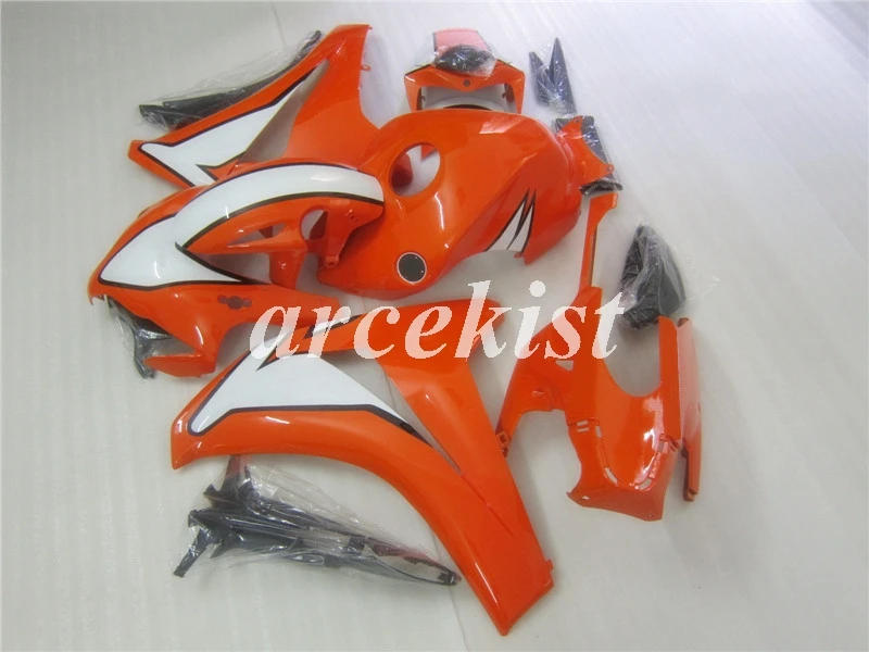 ABS инжектор мотоцикл обтекатели комплект Подходит для Honda CBR1000RR CBR1000 2008 2009 2010 2011 08 09 10 11 Кузов Набор оранжевый