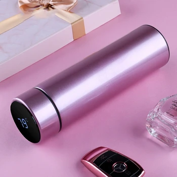 

500ml Double Wall Stainless Steel Tumbler with LED Temperature Display Vacuum Insulated Cup Sports Water Bottle