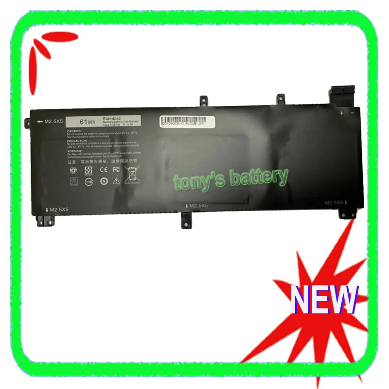 New TOTRM Laptop Battery For Dell XPS 15 9530 Precision M3800 H76MV 7D1WJ T0TRM | Компьютеры и офис