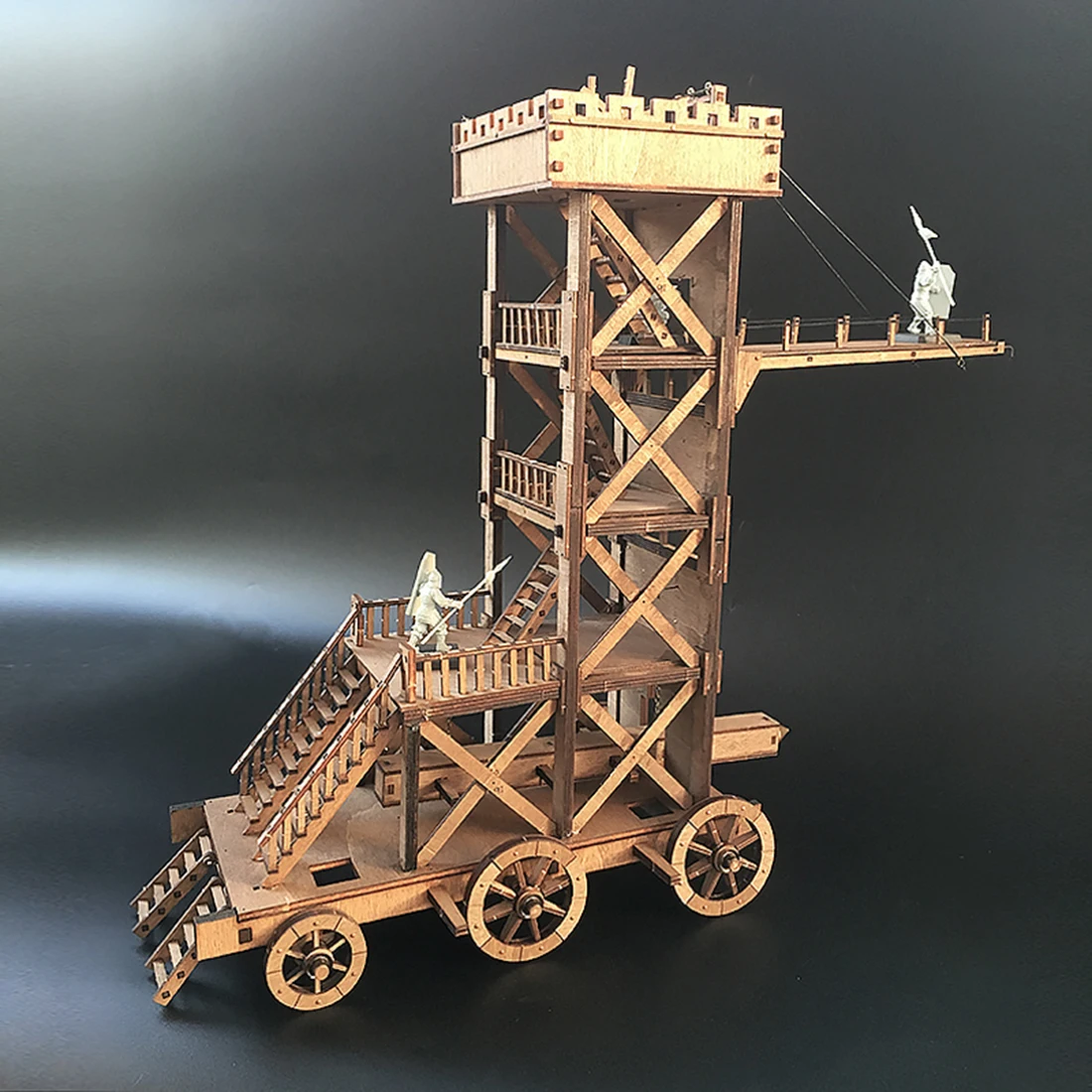1: 72 DIY древняя колесница модель осадная машина деревянная 3D головоломка модель-джууба