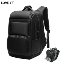 Мужские рюкзаки 17,5 дюймов рюкзак для ноутбука с usb зарядкой большой емкости Водонепроницаемый бизнес рюкзак для путешествий mochila mujer для ноутбука