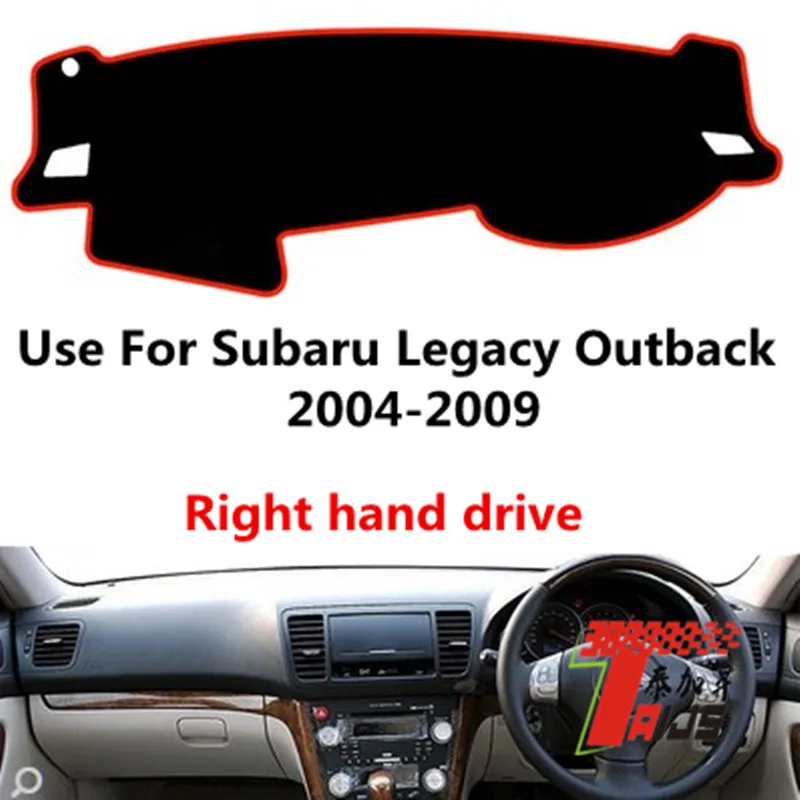 Taijs Car Dashboard Cover for Subaru Legacy Outback 2004 2005 2006 2007 2008 2009 Right Hand