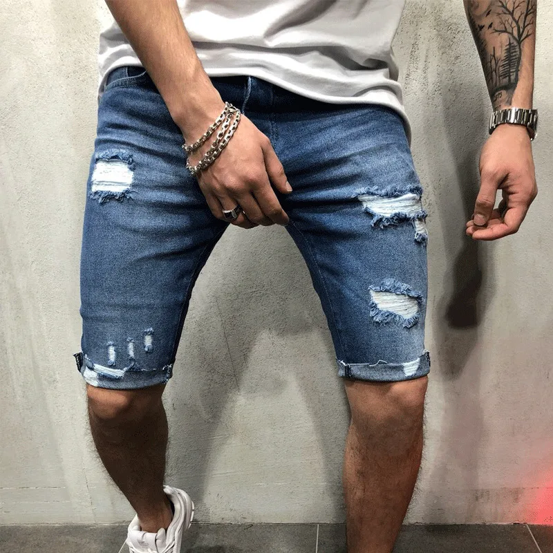 Mens Denim Chino Shorts Super STRETCH Skinny Slim Summer Half Pant Cargo Jeans Mens Denim Chino Shorts Super STRETCH Skinny Slim Summer Half Pant Cargo Jeans