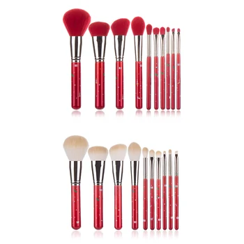 

10pcs Christmas Makeup Brush Set Foundation Loose Powder Brush Eyeshadow Lip Brush Cosmetic Brush Kit