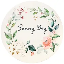 Японский стиль, круглый ковер, цветы, украшение гостиной, мягкий коврик