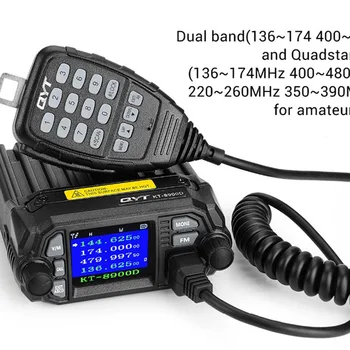 

KT-8900D Dual Band VHF UHF Mini Mobile Radio Car Radio FM Transceiver 25W VHF UHF BJ218 Vericle Car Ham Radio Dual Band