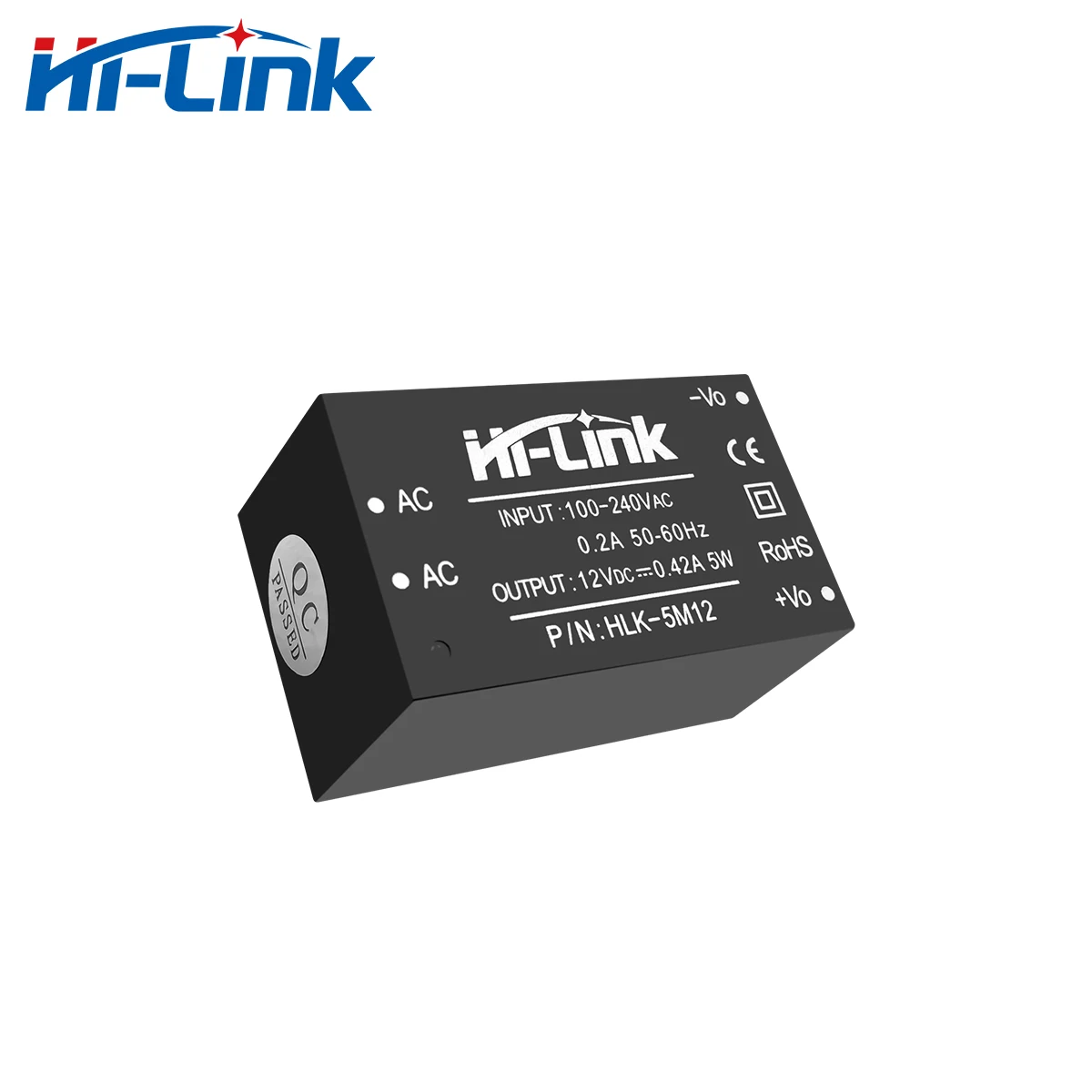 Фото Оригинальный модуль питания Hi-Link 5 Вт 3,3 В/5 В/9 В/12 В/15 В/24 В 220 В 110 В переменного тока постоянного тока №1