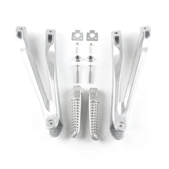

Rear Passenger Foot Pegs Footrest Bracket For Yamaha YZF R1 2004 2005 2006 2007 2008 Motorcycle Silver