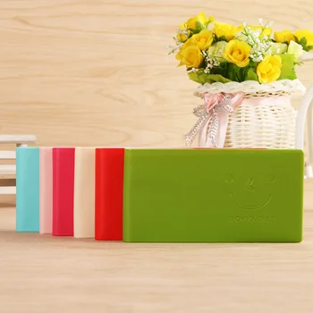 

MINI Notebook Cute Korean Smiley Notebook Stationery MINI Long Note Pad with A Note Book Small Book Can Be Customized LOGO