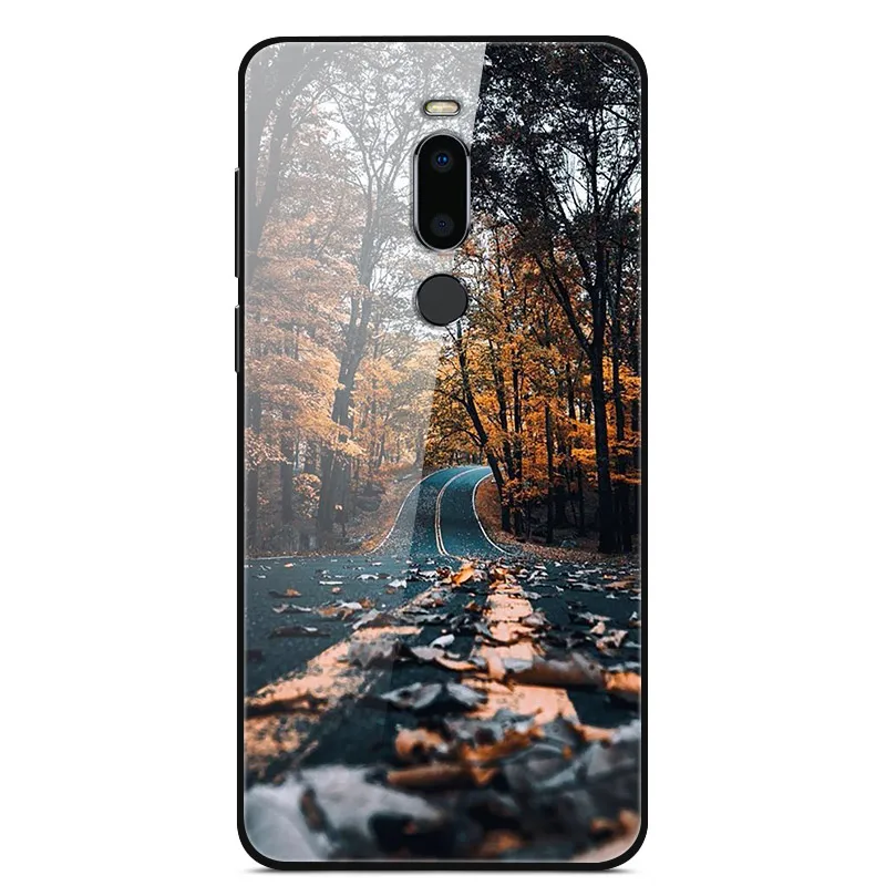 Для Miezu M8 чехол 5,7 ''модный роскошный стеклянный Жесткий Чехол для задней панели телефона чехол s для Meizu M8 чехол силиконовый бампер Coque для MeizuM8 M 8