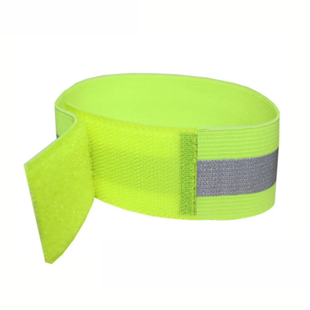 Reflective Cycling Arm Belt Outdoor Sports Night Safety Running Riding Armband Pants Leg Warning Strips Reflective Tape BC0130 (13)