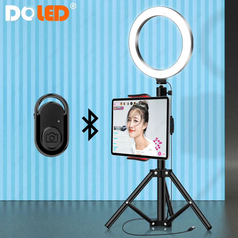 

New Tiktok LED Lights Circle Lamp Ring light with Stand for Photographic Fill Light of Makeup Selfie Video on YouTube Instagram