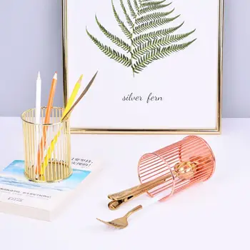 

Round Stick Cylinder Pen Pencil Collection Holder Makeup Brushes Storage Tool Home Office Desk Organizer DXAC