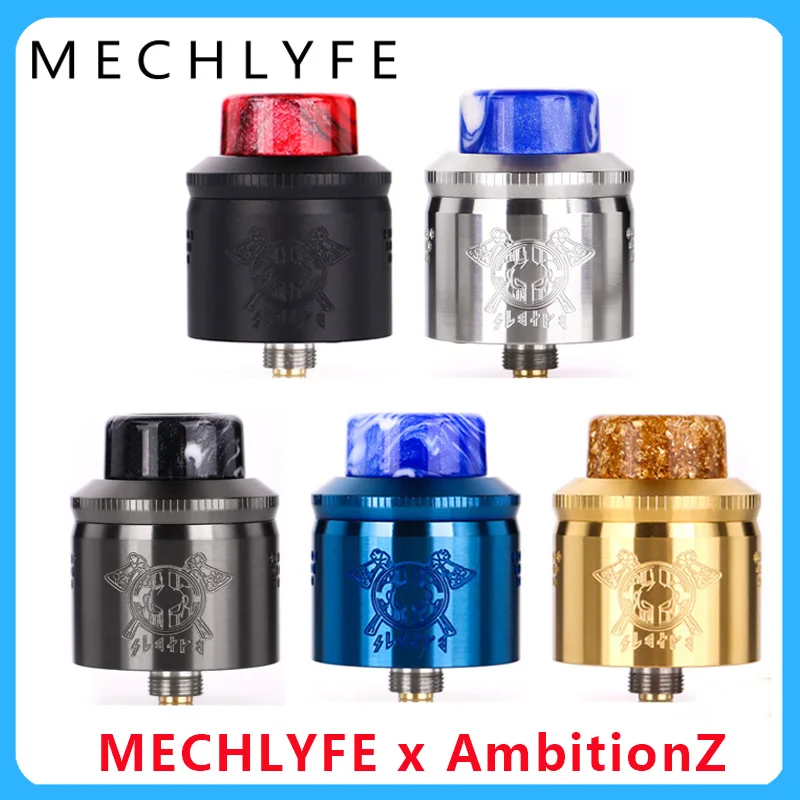 

E cigarette G-TASTE MECHLYFE x AmbitionZ Vaper Slatra BF RDA dual mesh/wire coils 25mm BF atomizer fit BF Sqounk MOD