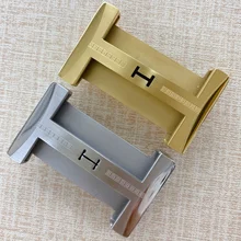 40mm Buckle For Men Belt High Quality Copper Plated Stainless Steel Material ACCESSORI For Male