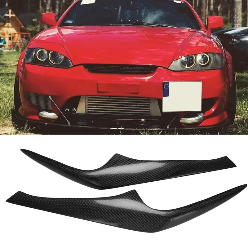 Automotive Unpainted Headlight Eyelids Eyebrows for 20032006 Hyundai
