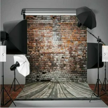 

Photography Backdrops Brick Wall Photo Gold Glitter Vinyl Background Studio Prop Photography Background